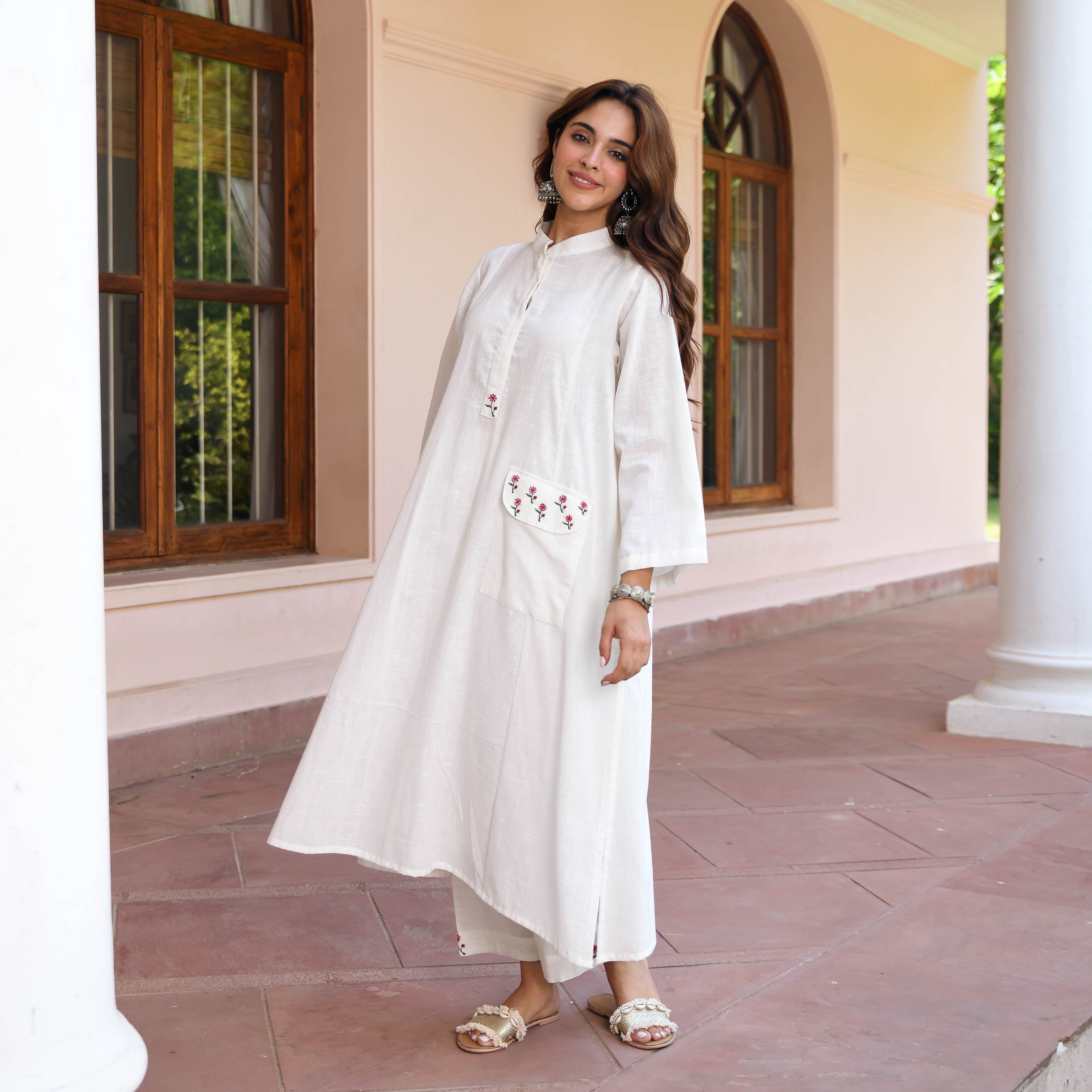 Noorani Embroidered Kurta Set