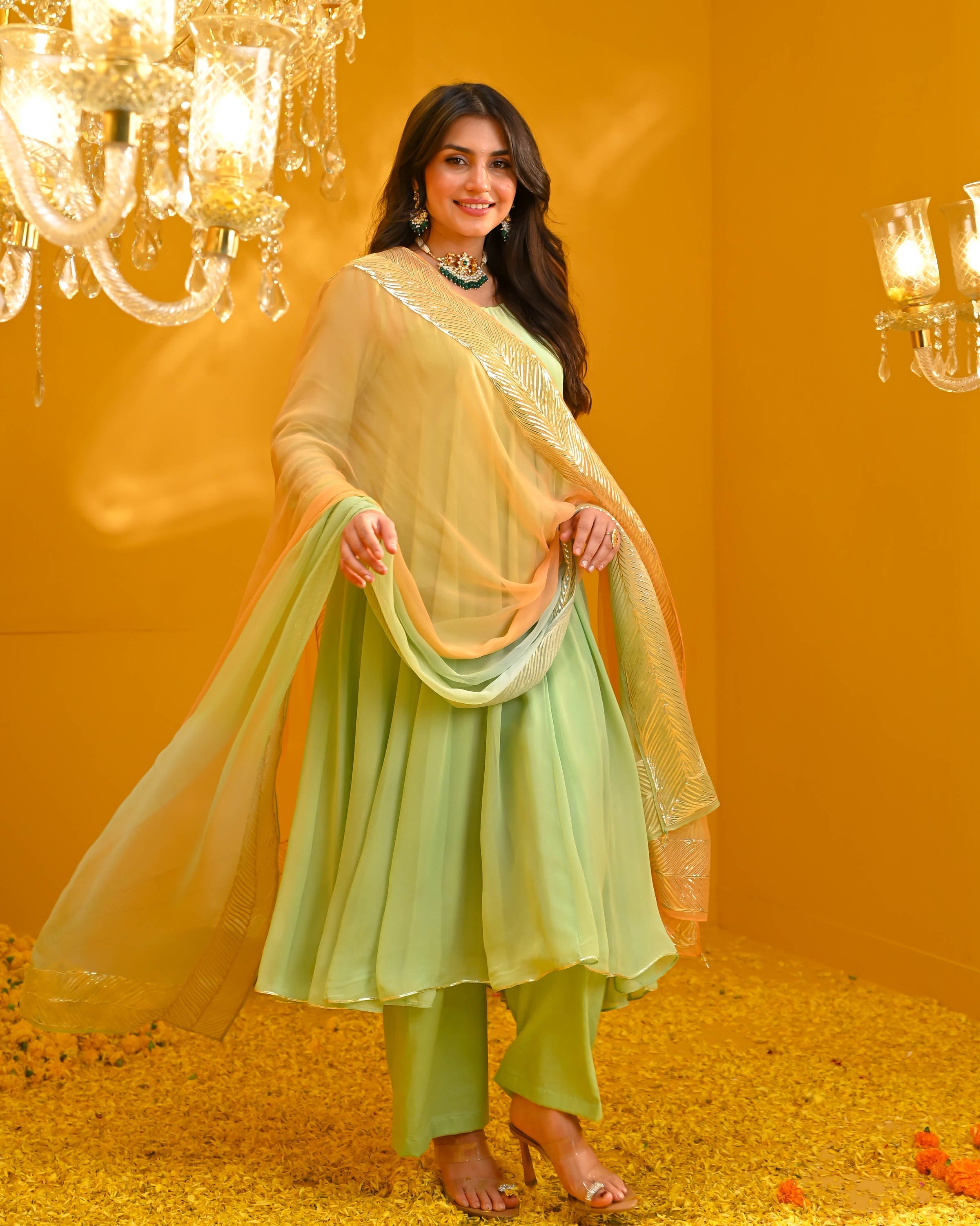 Ira Georgette Suit Set