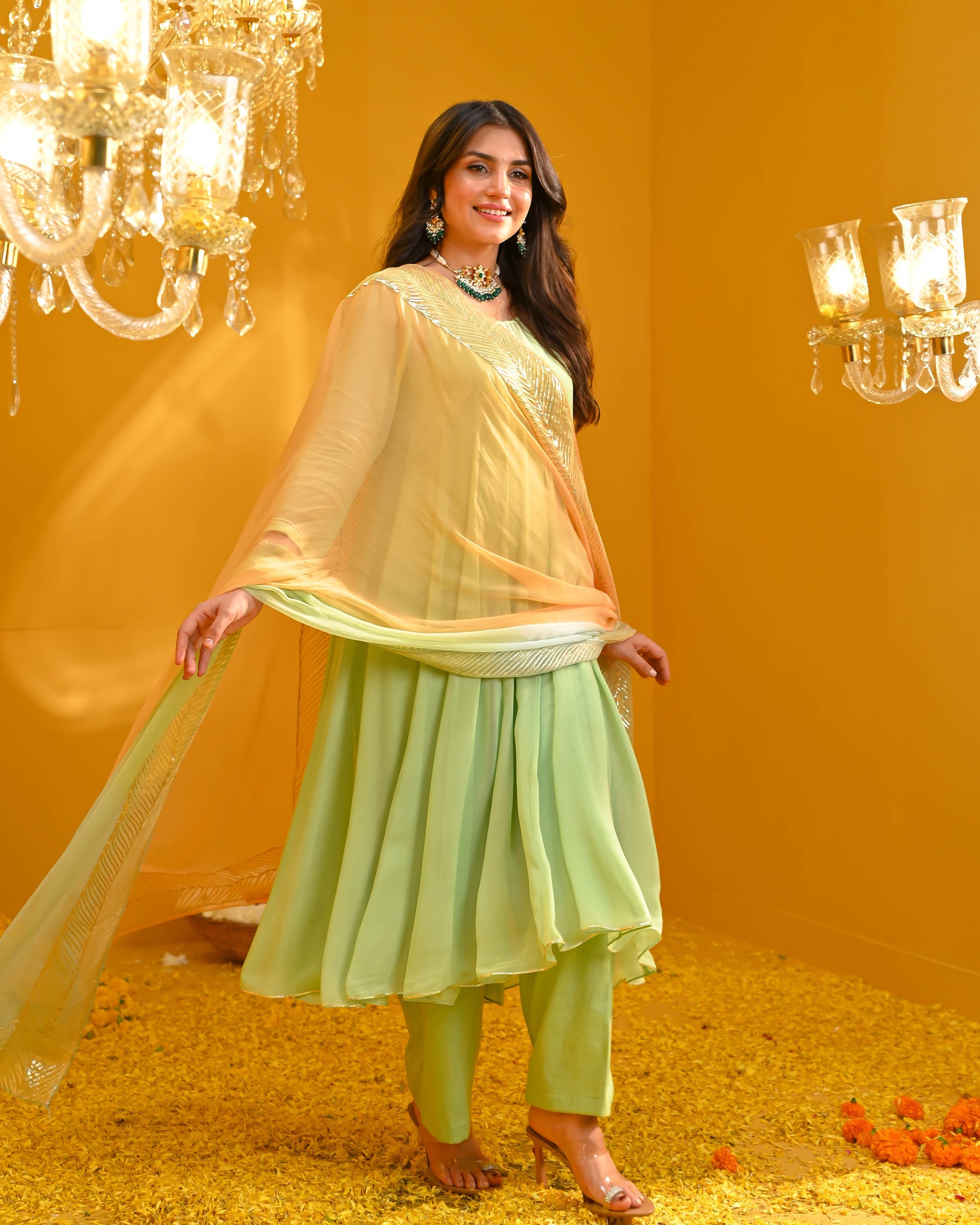 Ira Georgette Suit Set