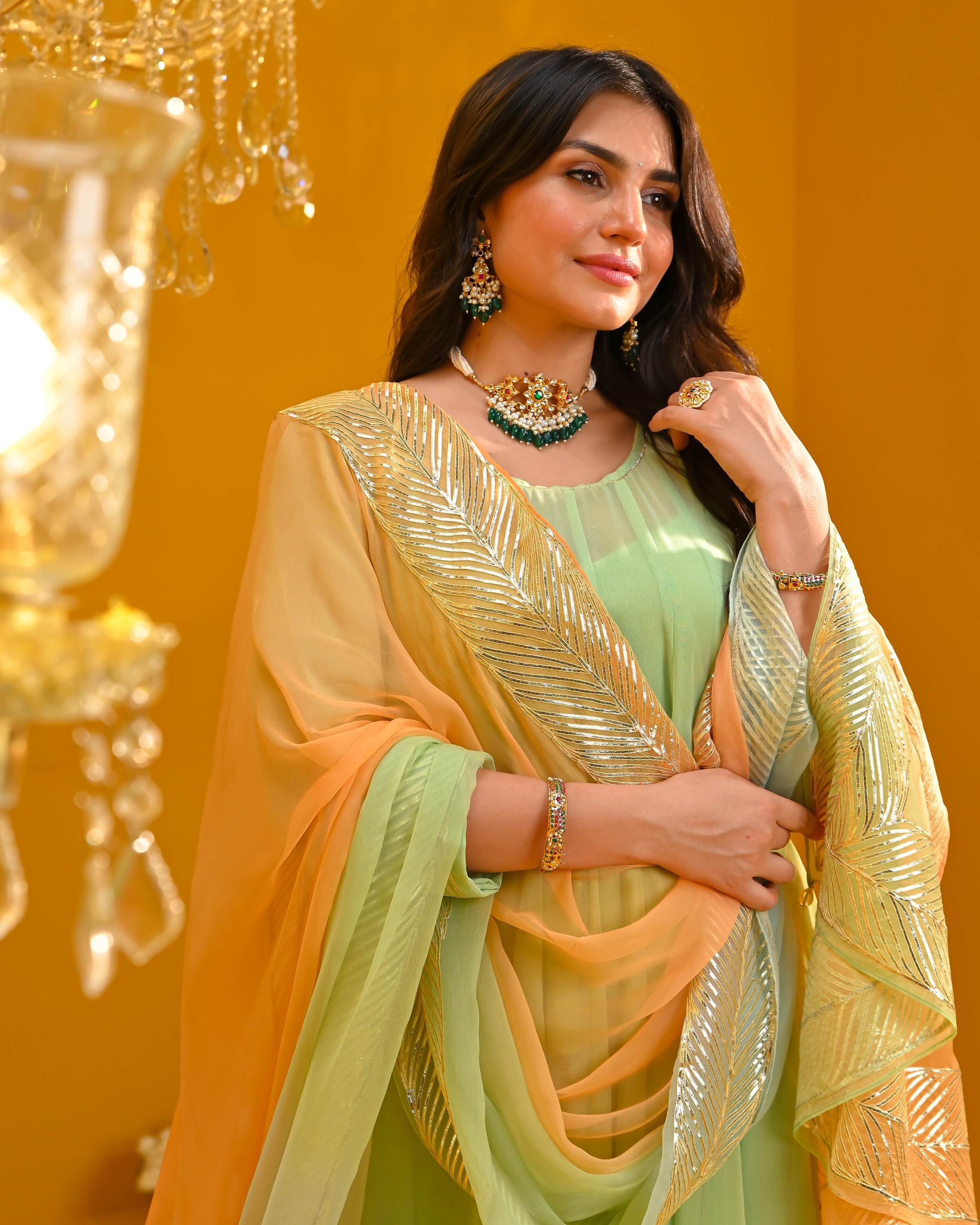 Ira Georgette Suit Set