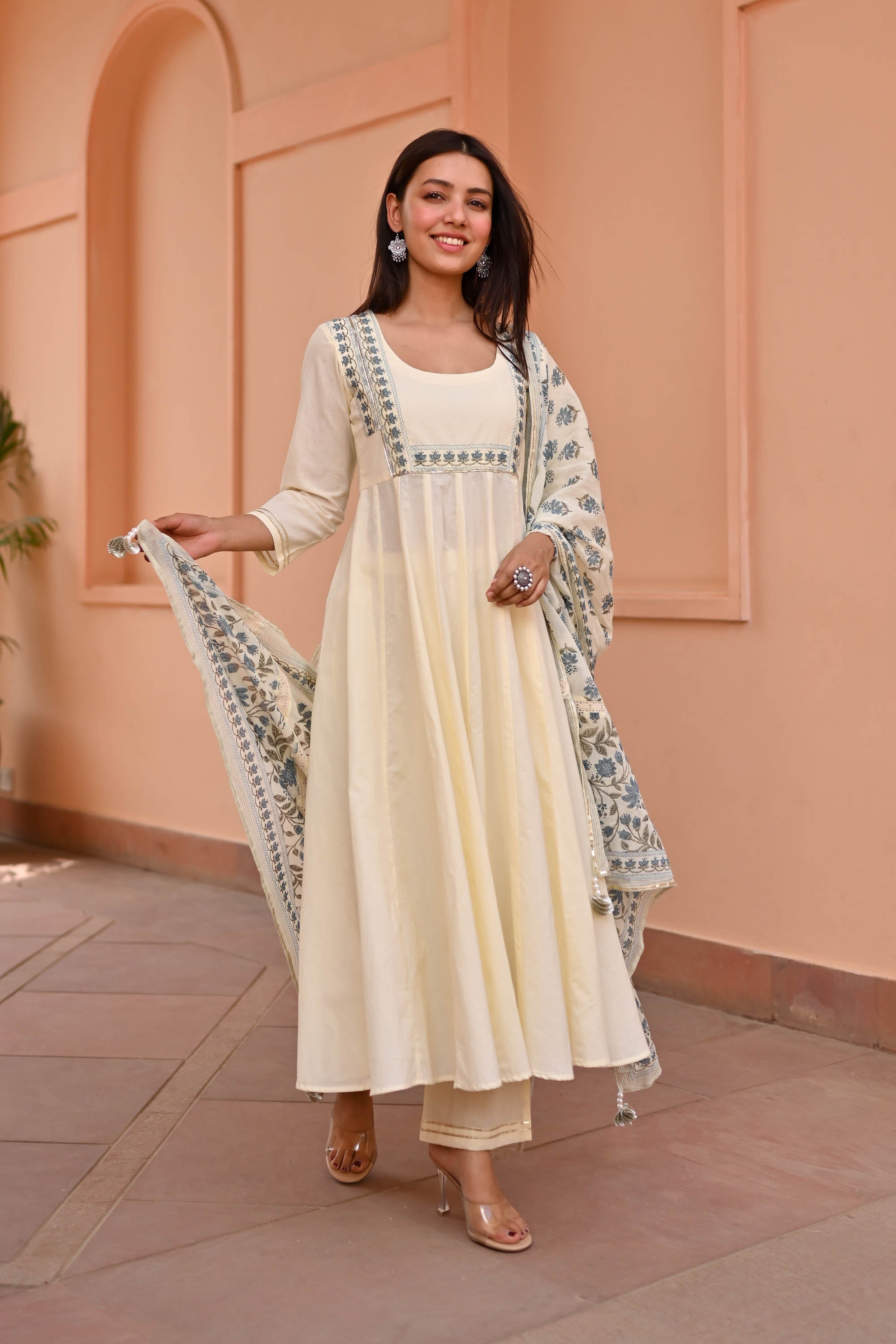 Trisha Trio Cotton Suit Set