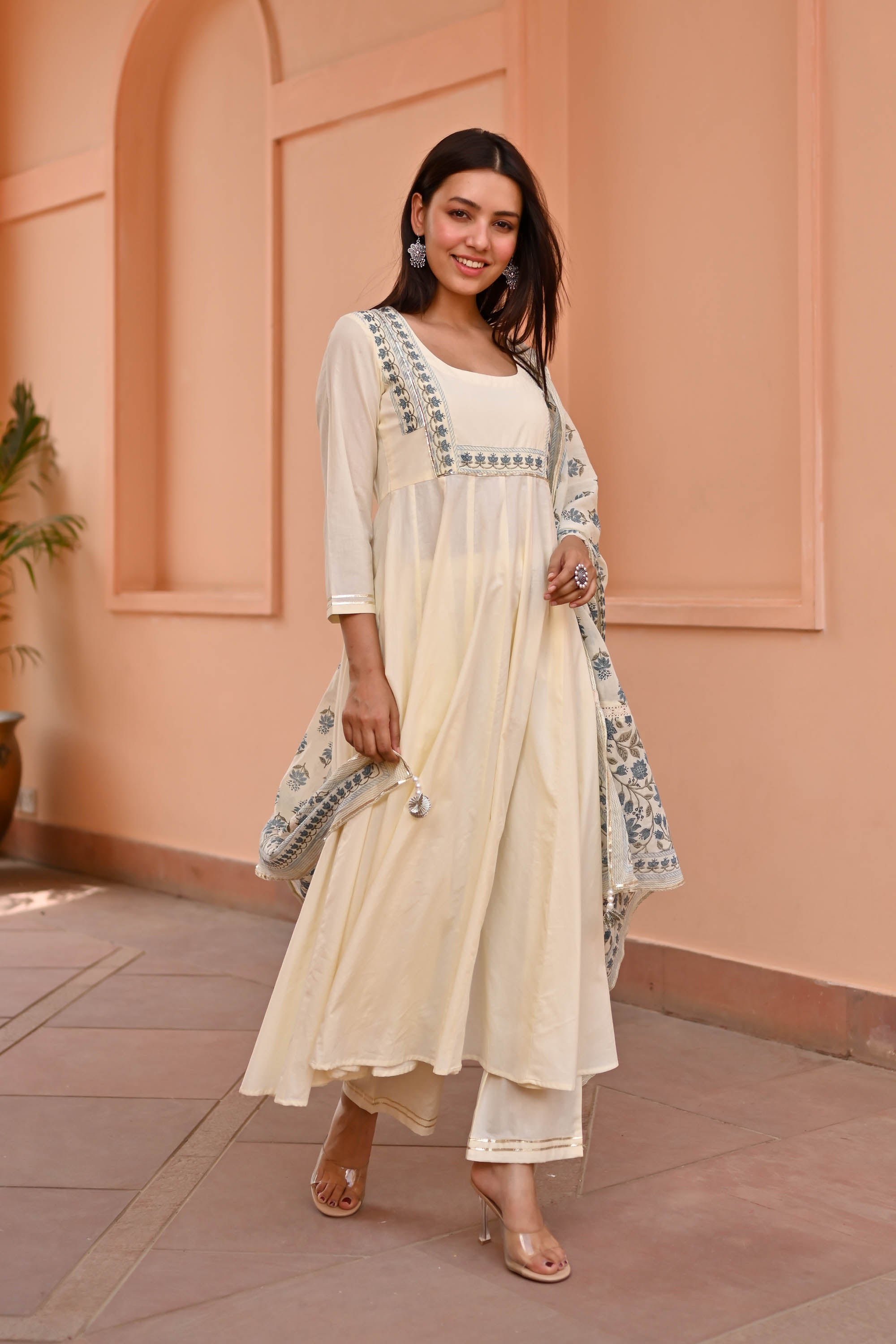 Trisha Trio Cotton Suit Set