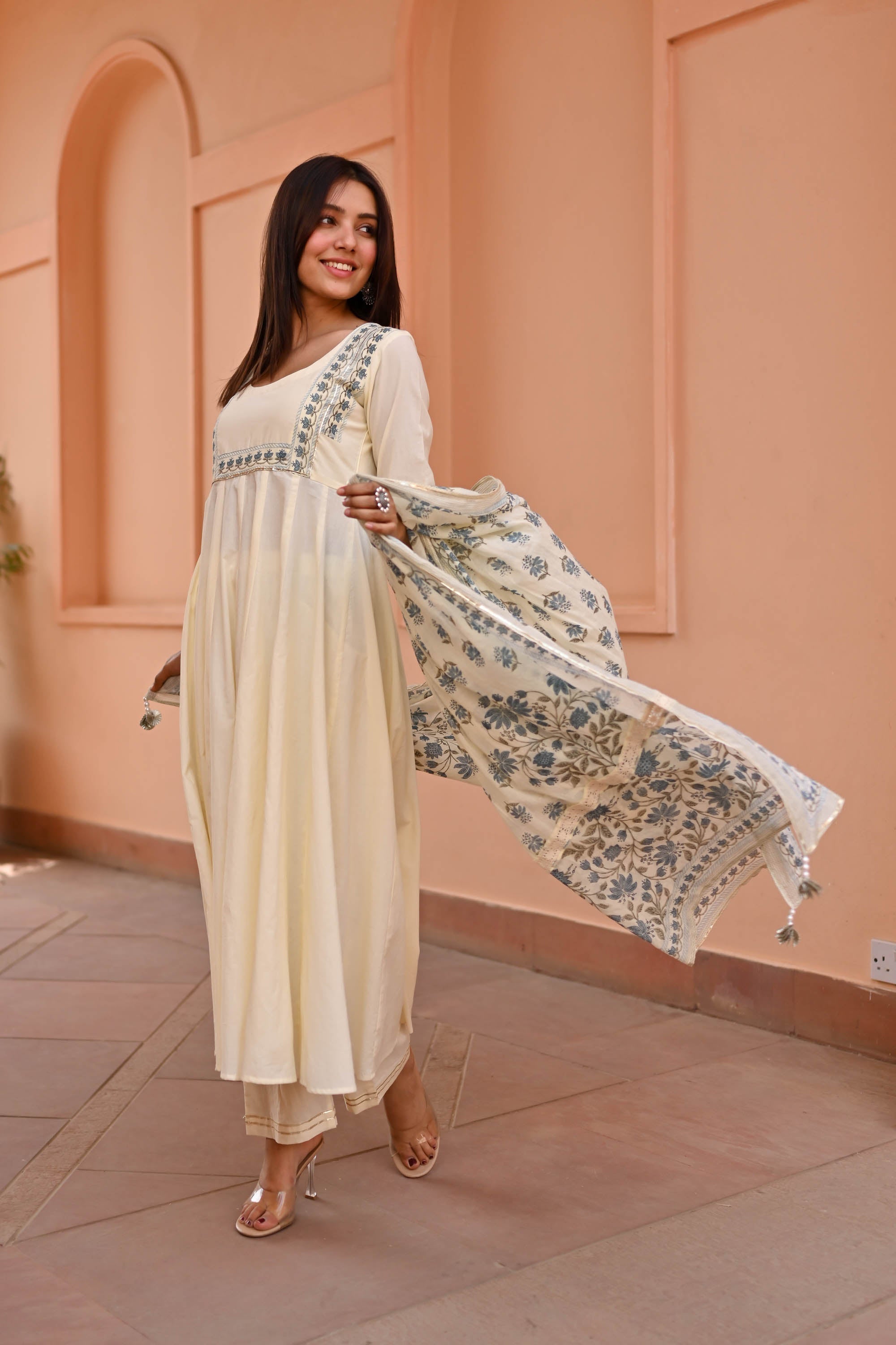 Trisha Trio Cotton Suit Set