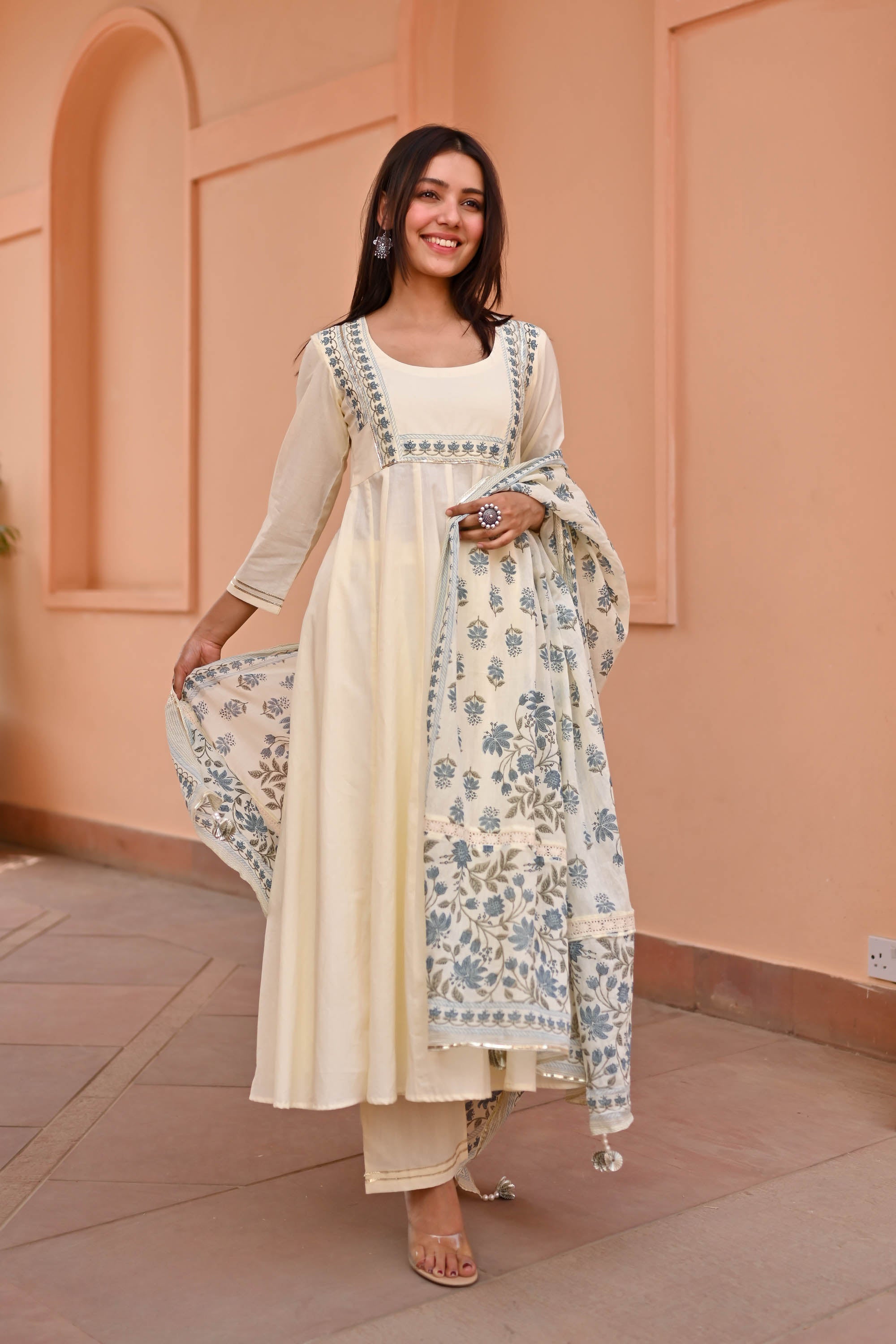 Trisha Trio Cotton Suit Set