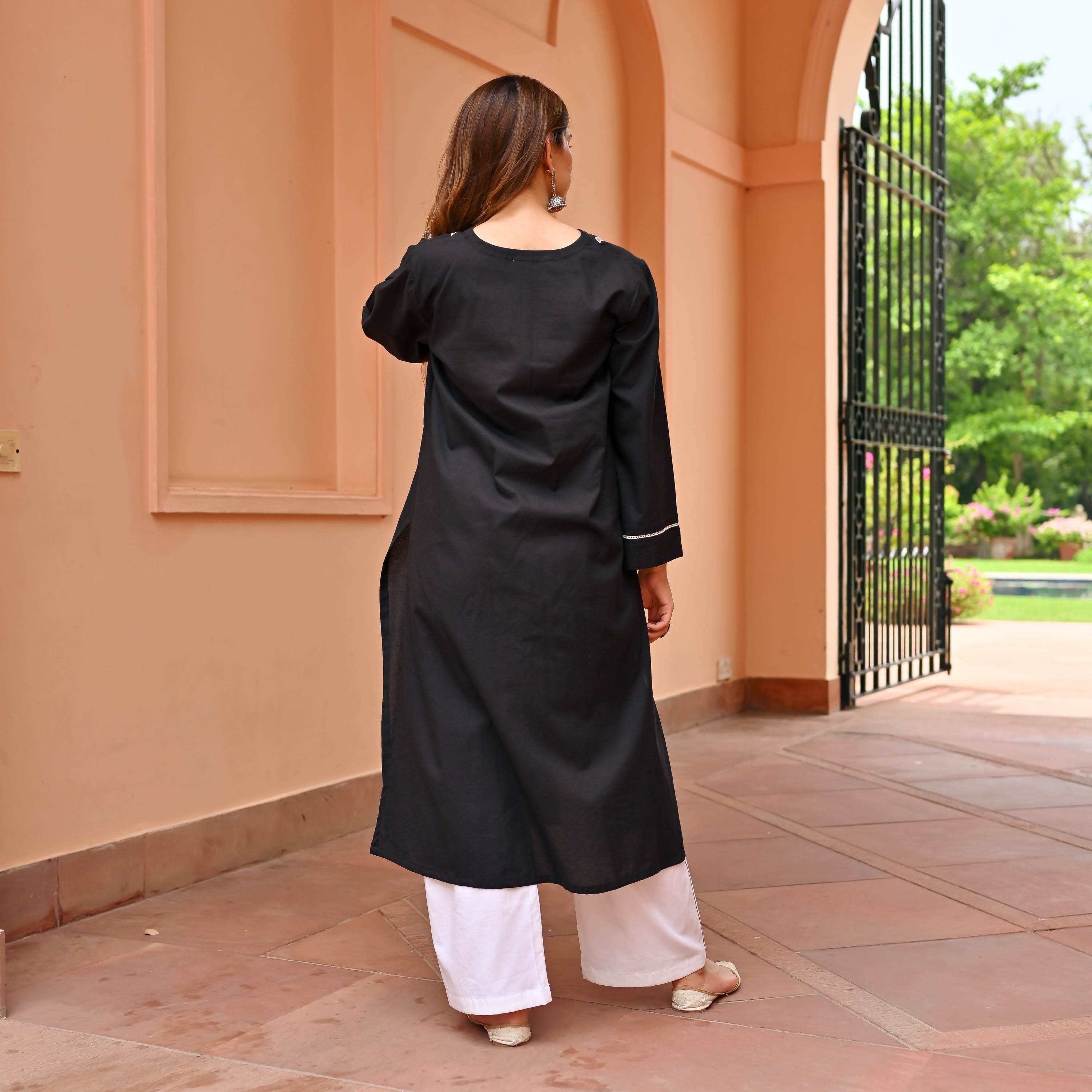 Chic Embroidery Kurta Set