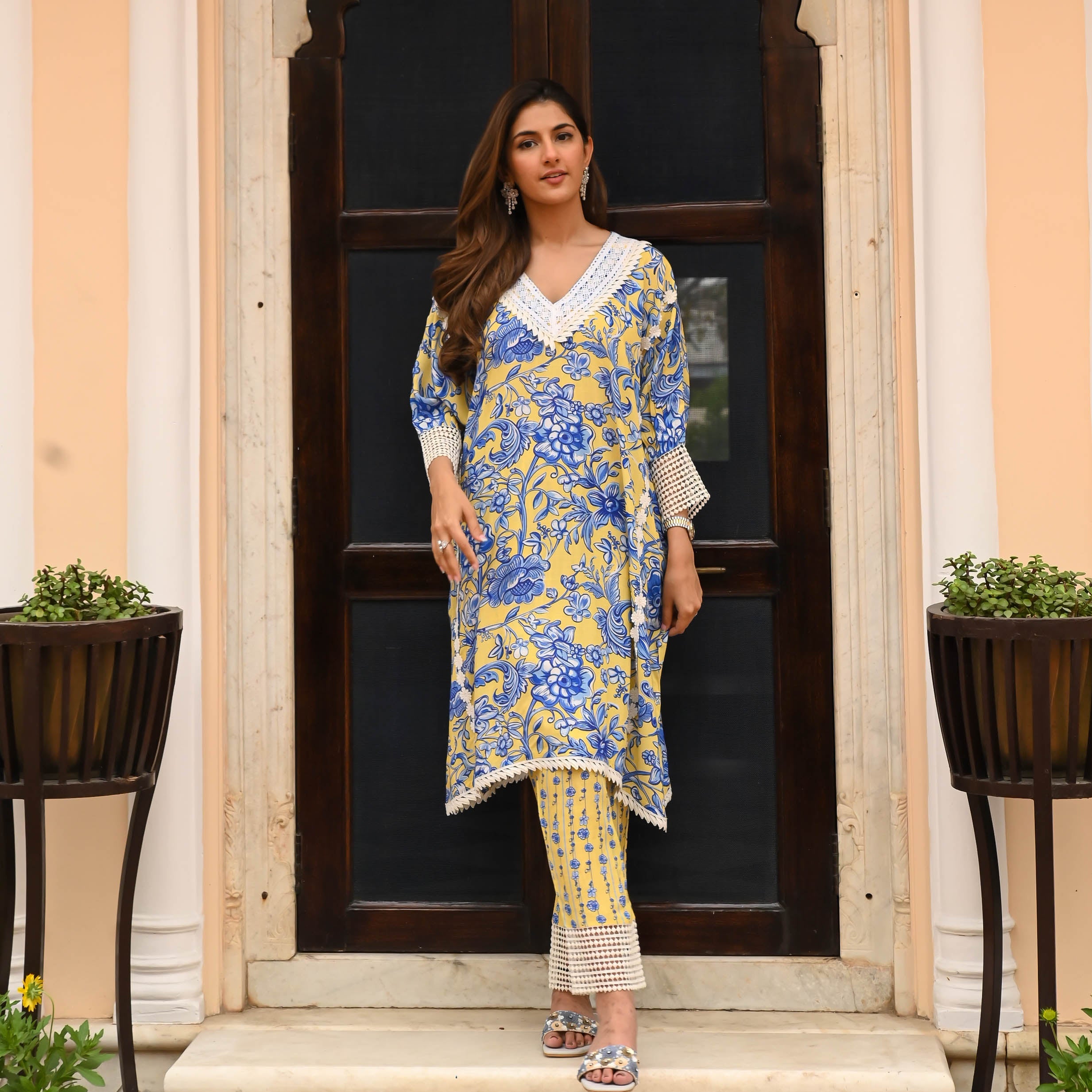 Twinning Tones Kaftan Set